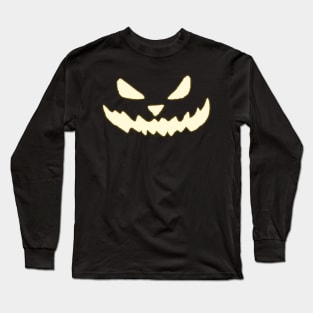 Pumpkin Face Long Sleeve T-Shirt